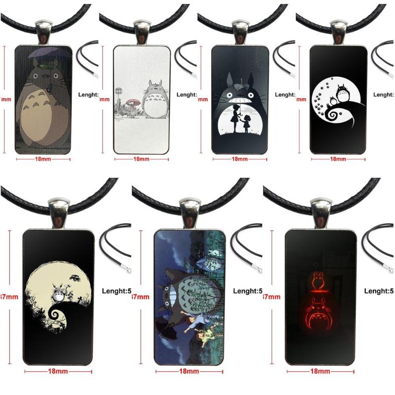 

For Women Wedding Glass Pendant Galaxy Pendant Necklace Women Steel Plated Necklaces Jewelry Nightmare Before Christmas Totoro