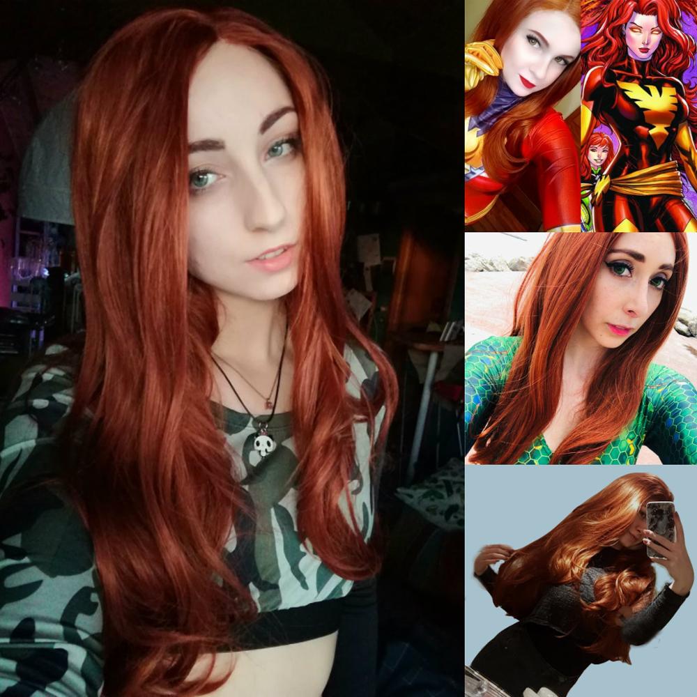 

Orange Color Glueless Heat Resistant 150% Density Hand Tied Synthetic Lace Part Masquerade Daily Synthetic Lace Front Wigs, Blue