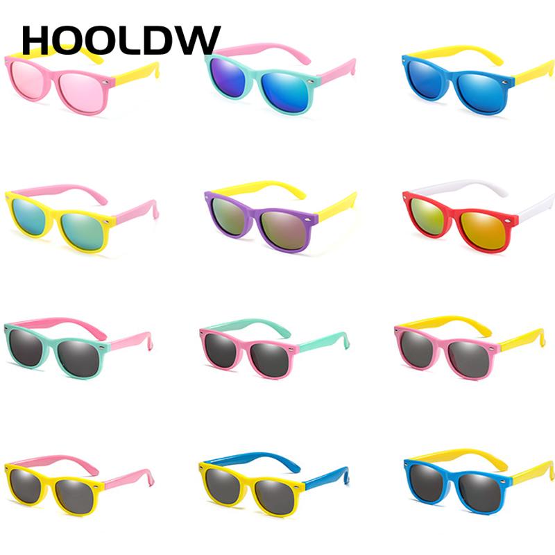 Hooldw 26 Couleur Enfants Lunettes De Soleil Garçon Filles Enfants Lunettes De Soleil Polarisées Silicone Sécurité Uv400 Lunettes Bébé Nuances Oc