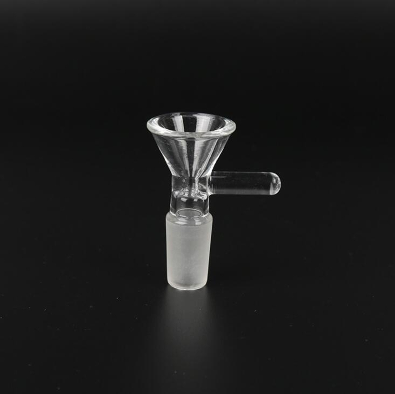 

Transparent Pyrex Glass Handmade Bong Smoking Filter Bowl Oil Rigs Holder 14MM 18MM Joint Male Interface High Quality Container Hot Cake DHL