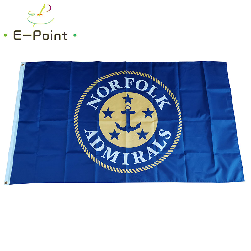 

ECHL Norfolk Admirals Flag 3*5ft (90cm*150cm) Polyester Banner decoration flying home & garden Festive gifts