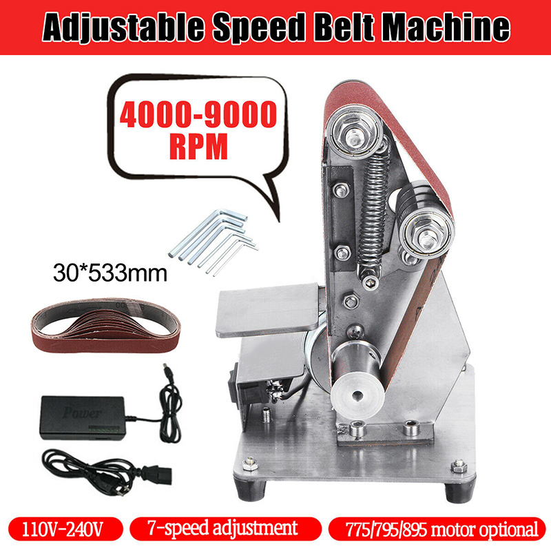 

Mini DIY Belt Polishing Sander Sanding Grinding Machine Abrasive Tools Set Abrasive Sander Sanding Belt Wrench