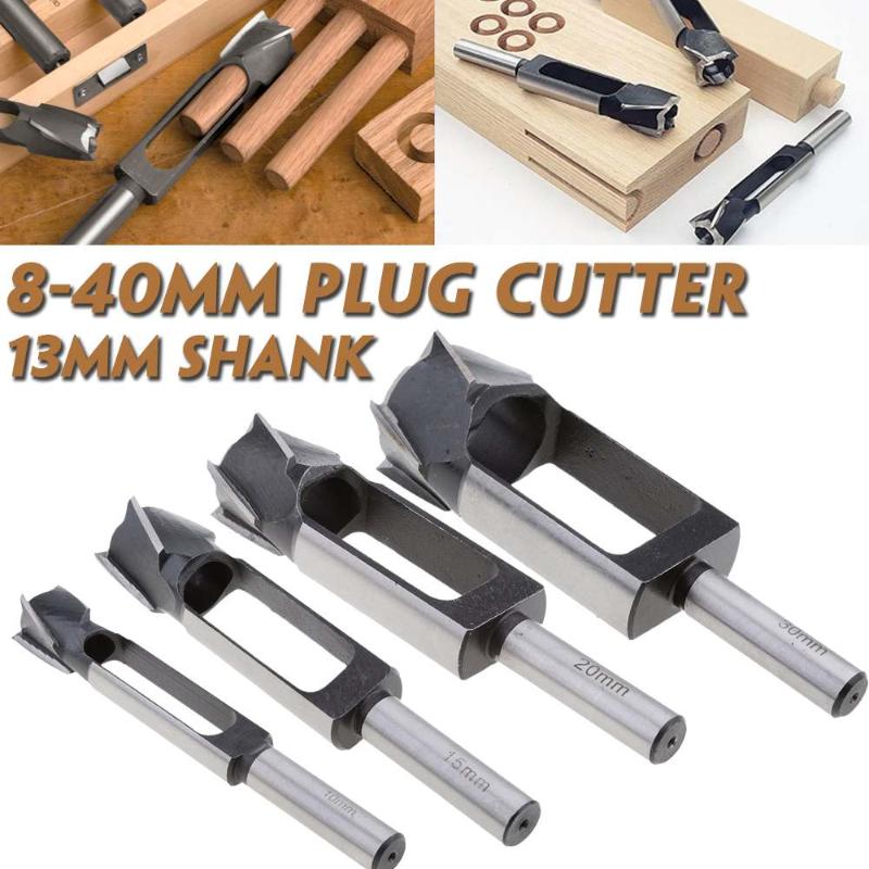

8mm - 40mm Tenon Maker Tenon Dowel & Plug Cutter Tapered Snug Plug Cutters for Furniture Making Carpentry & Home