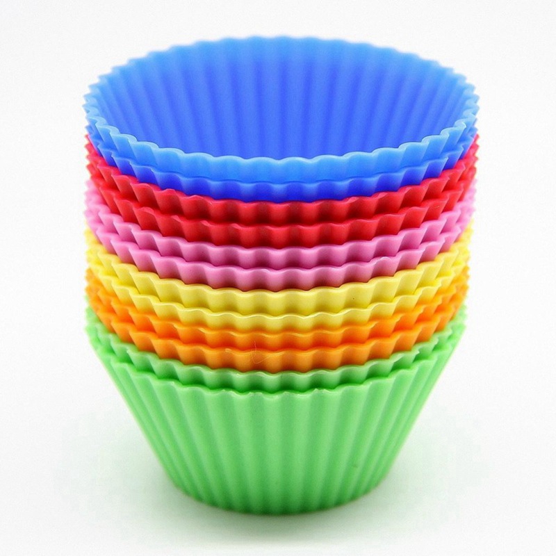 

Silicone Cakecup Mold Rose Star Heart Round Shaped Muffin Cupcakes Cup Baking Molds Kitchen Bakeware Maker Tray Cake Decor Tools DBC BH3780