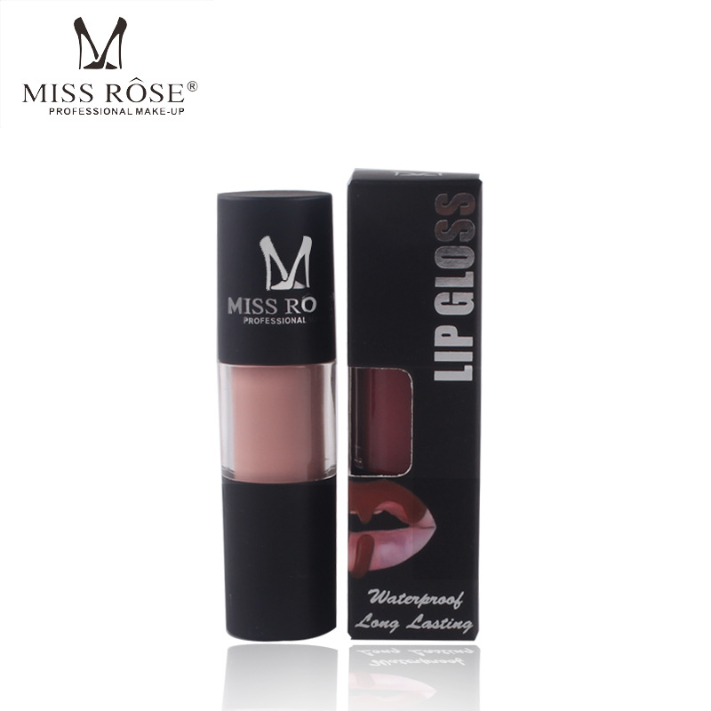 

MISS ROSE Make up Lips Gloss Waterproof Moisturizer Liquid Lipstick Nutritious Easy To Makeup MaLip Gloss 12 Colors, Mrd04