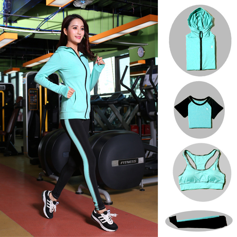 

Seamless yoga bra set ladies sports suit sportswear female fitness push high bra + gym women running exercise clothes, 2 piece set-rose
