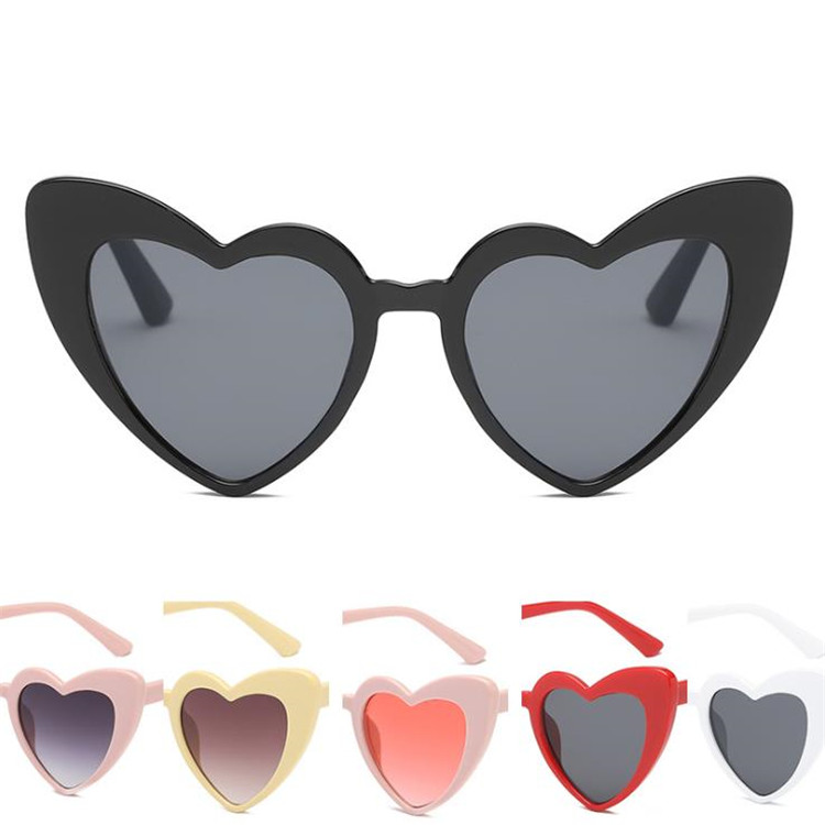 

Fashion Women Brand Designer Sunglasses Heart Shape Frame Sun Glasses Anti-UV Spectacles Eyeglasses Goggle A+++