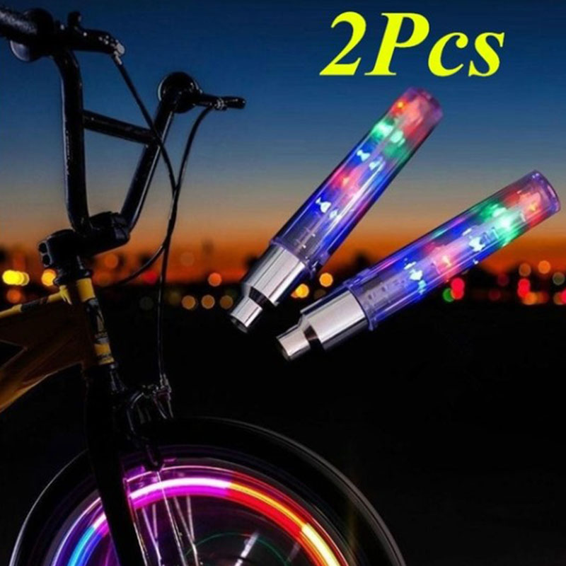 

Bicycle 5LED wheel light switch Pneumatic wheel bicycle nozzle light dead flying mountain bike