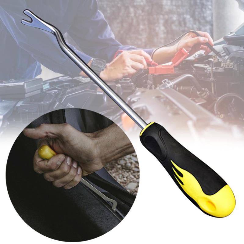 

Car Door Screwdriver Nail Puller Panel Plastic Fastener Remover Body Retainer Clip Pry Tool