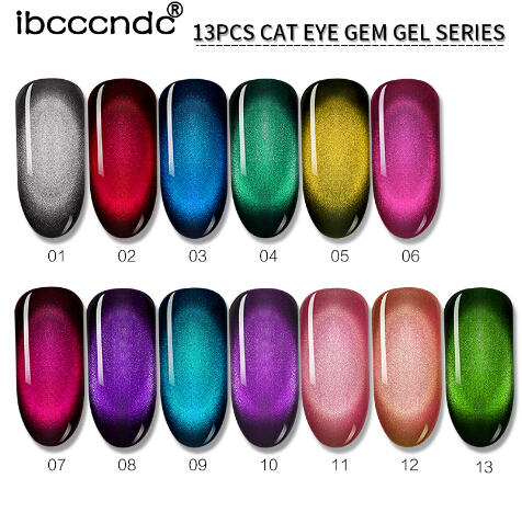 

10ml 3D Cat Eye Gem Nail Polish Magnetic Gel Soak Off Nail Gel Polish Semi Vernis Permanant Gel Varnish Lacuqer Gellak