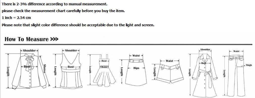 Ladies T Shirt Measurement Chart