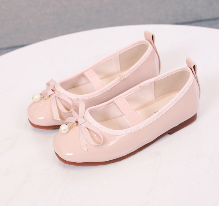 

2020 Spring Autumn Children kids Sandals Flat soft Princess Girls Dance Shoes Girls Sequins Leather Dress Ballet casual shoes, Red