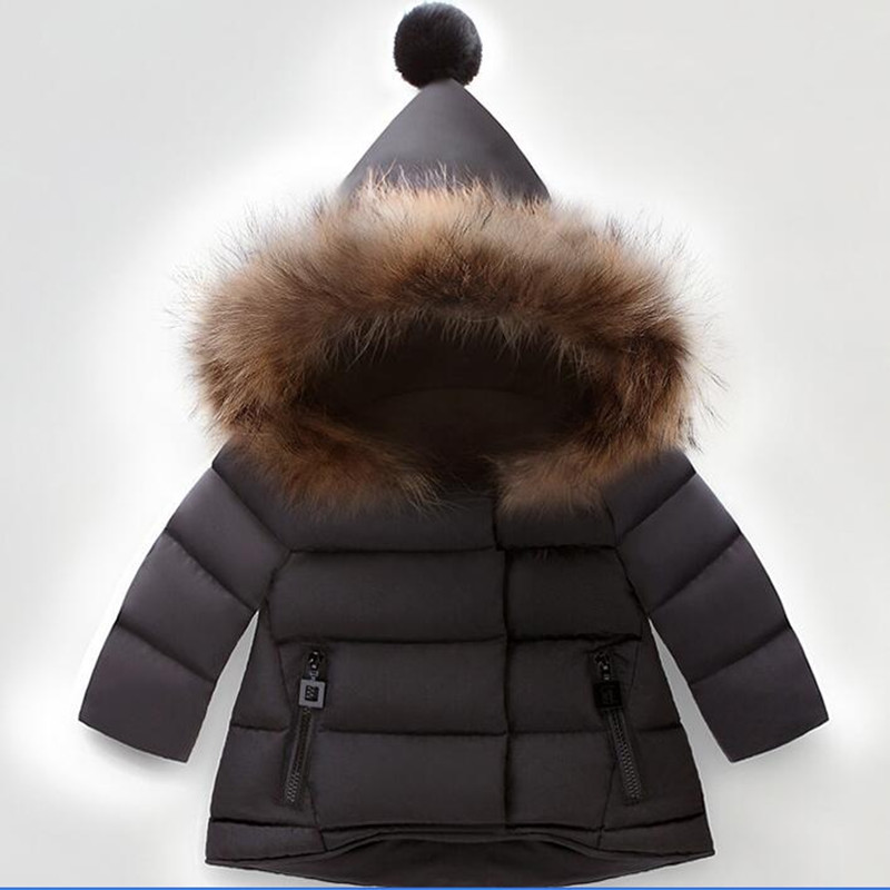 

Baby Boys Girls Hooded Down Coat Winter Outerwear & Coats Kids Thicken Jacket Clothes Christmas Warm Leisure Clothing New
