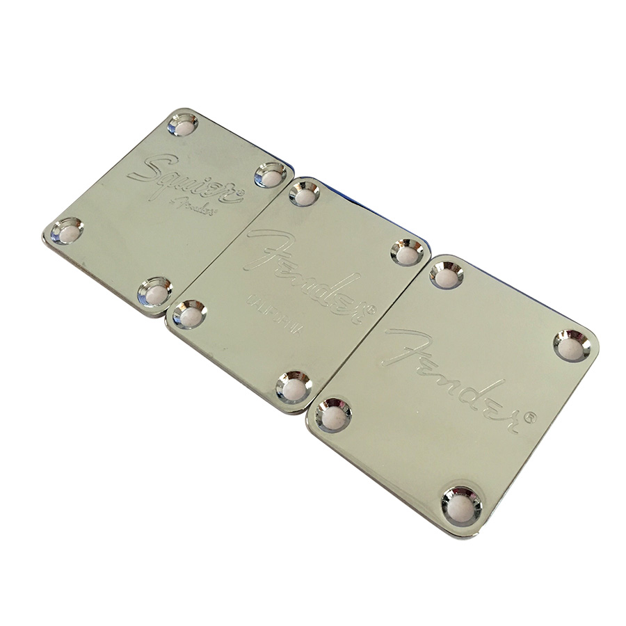 

Chrome Electric Guitar Plate For ST Tele Style Guitar bass Neck Joint Board Including Screws