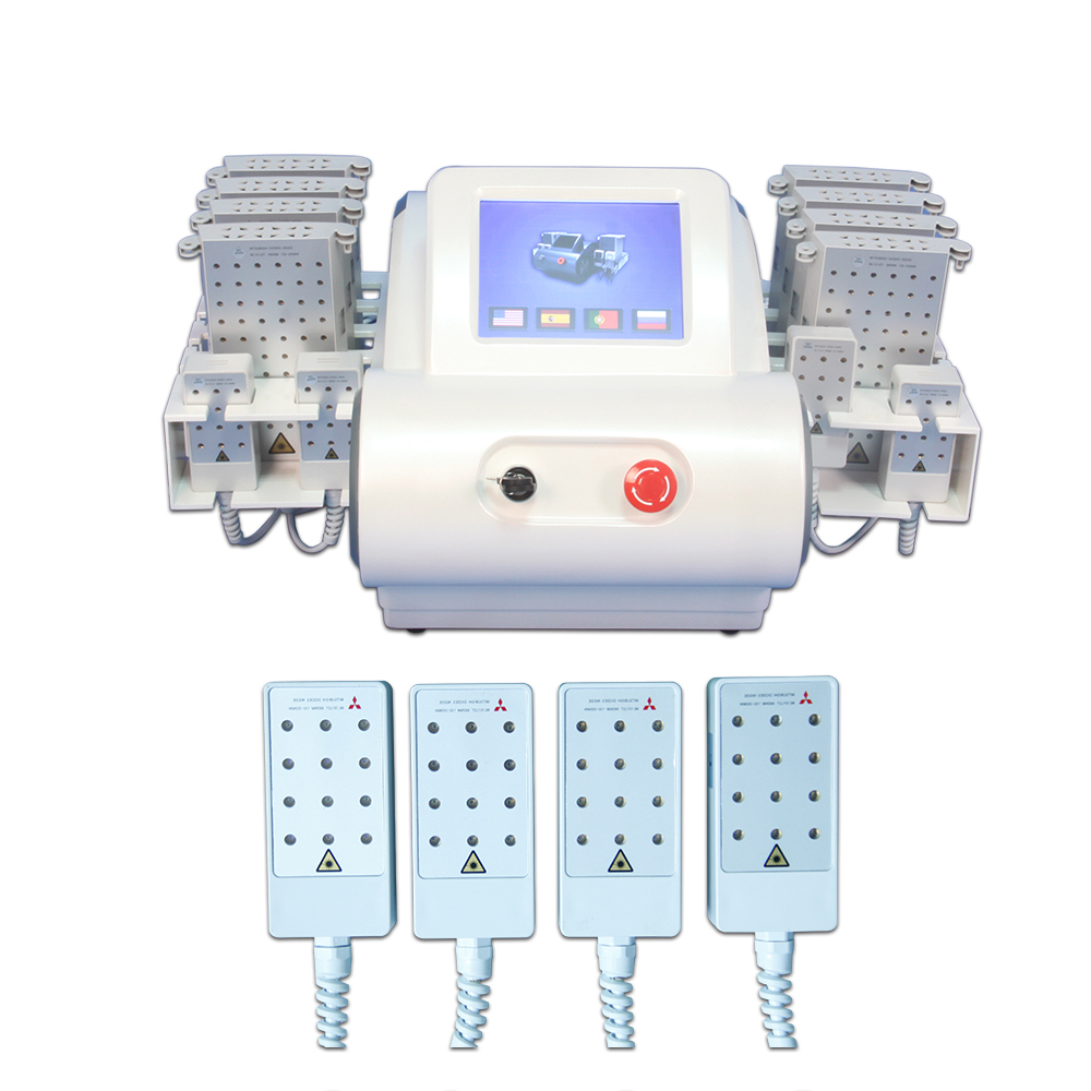 

Lipo laser 4D machine 635nm 650nm 810nm 980nm diode laser liposuction body slimming beauty equipment