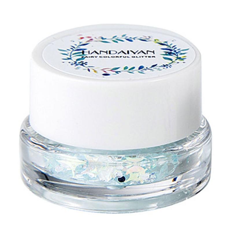 

Shiny High-gloss Eye Shadow Bright Sequin Gel Eye Makeup Cosmetics, Orange