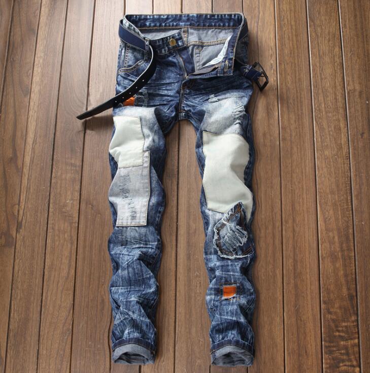 fried denim mens pants