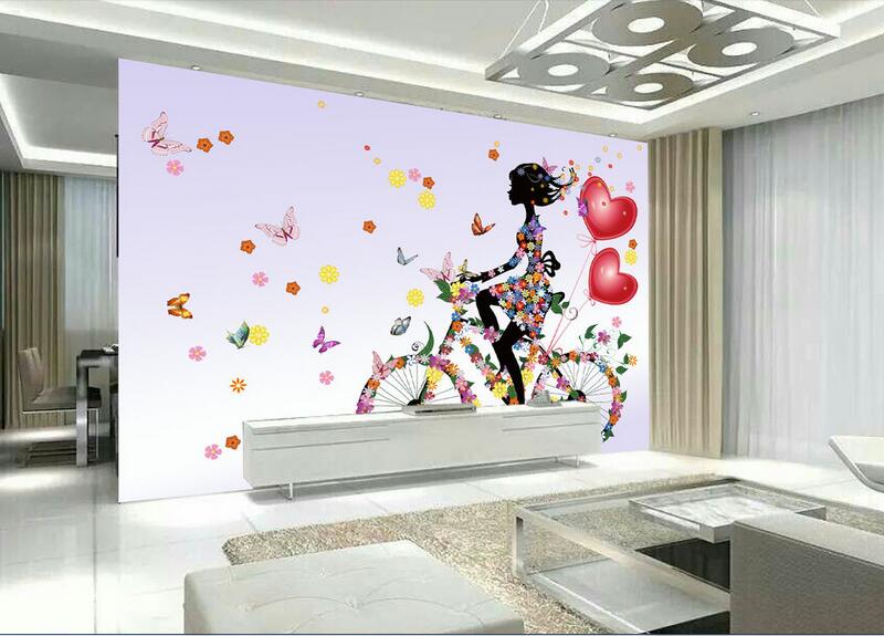 

3d wallpaper custom photo Fantasy pattern girl butterfly wedding decorations home decor living room 3d wall murals wallpaper for walls 3 d, Non-woven wallpaper