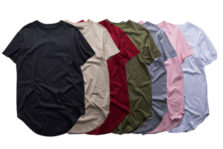 

Fashion men extended t shirt longline hip hop tee shirts women swag clothes harajuku rock tshirt homme free shipping, White