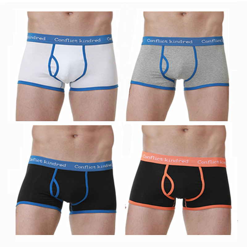 

4pcs/lot boxer men Cotton Underpants Man Breathable Mens Boxers 365 underwear pack boxer hombre Gay Sexy Shorts DropshippingMX190904, Mix