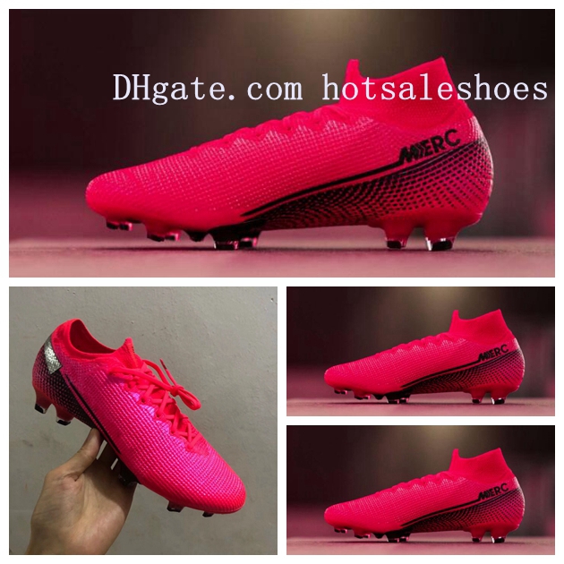 

2021 quality mens soccer shoes Mercurial Superfly 7 Elite FG CR7 cleats Neymar football boots Vp 13 scarpe da calcio, As picture 1