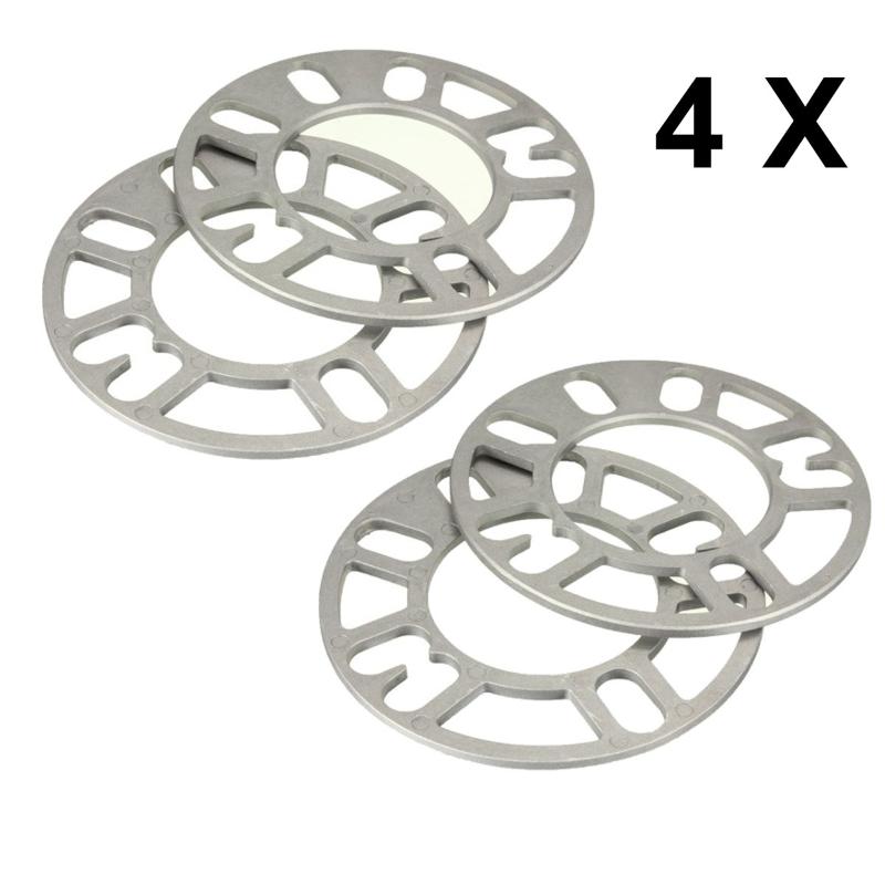 

4PCS Car Alloy Aluminum Wheel Spacers Adapter Shims Plate 3/5/8/10mm For 4/5 Stud Wheel 4x100 4x114.3 5x100 5x108 5x114.3 5x120