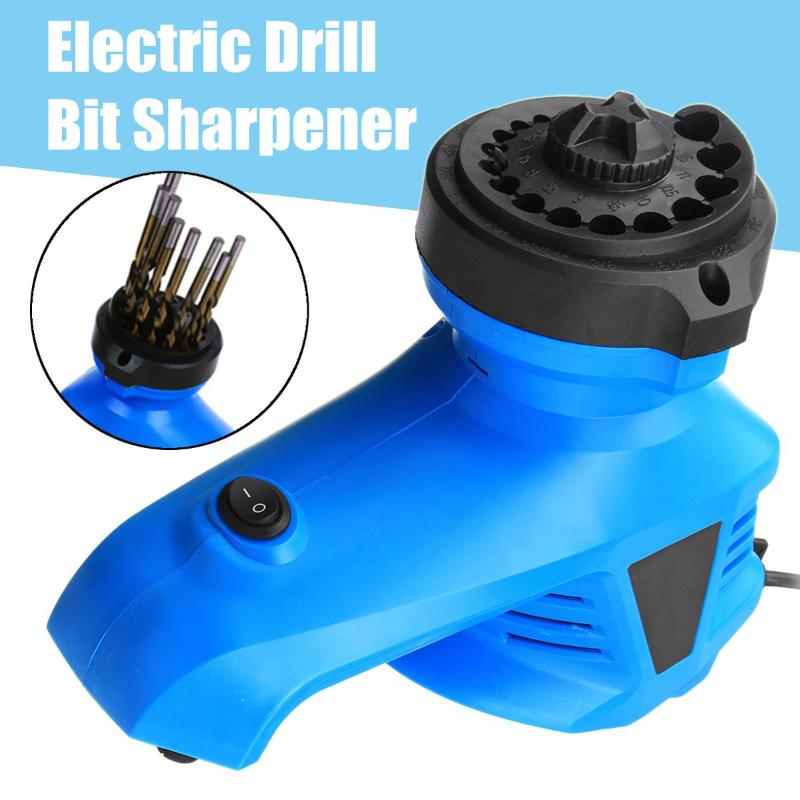 

Electric Drill Bit Sharpener High Speed Twist Drill Polishing Grinder Machine Power Tools Twist Driver For 3-12mm Drills
