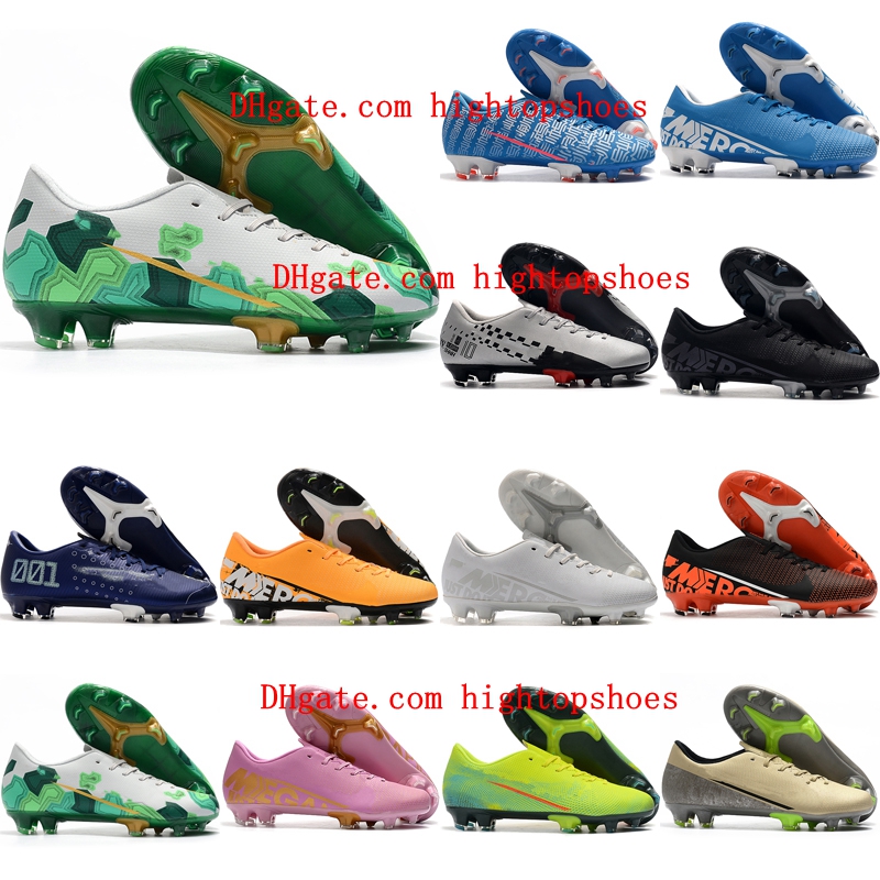 

2021 mens soccer shoes Mercurial Vp XIII CR7 Neymar FG cleats Crampons de football boots Ronaldo orange, As picture 3