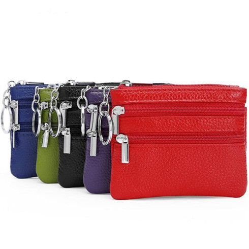 

Wallet Moneybag Classic Bags Long Leather Leather Wallet Fashion Multifunction Genuine Standard Bus Pass Keyring Purse LXL797Q- Mhbpw, Red;black