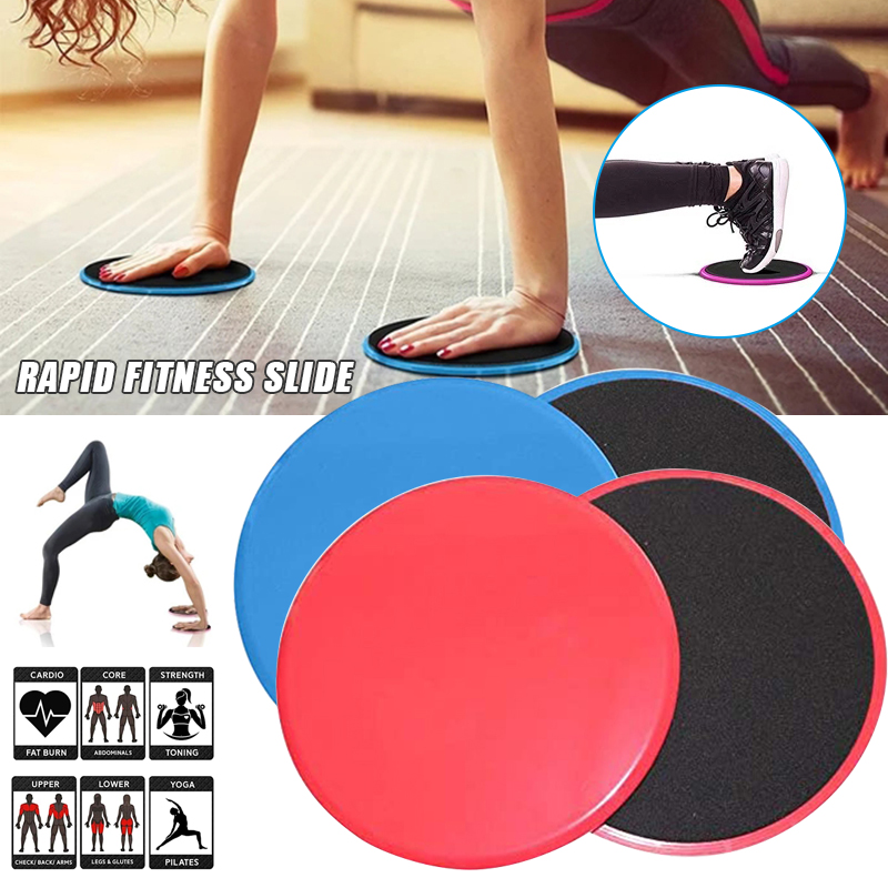 

2 Pcs Multifunctional Sliding Fitness Disk Core Sliders Gliders Support for Carpet Hardwood Yoga B2Cshop