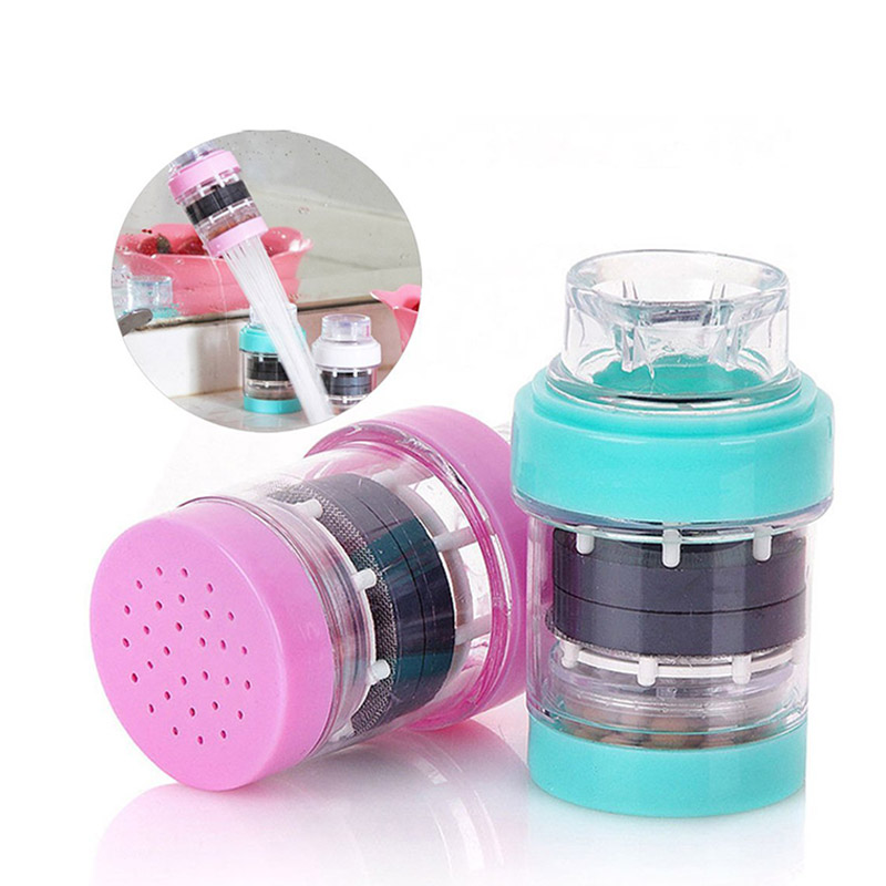 

2pcs Kitchen Water Filter Faucet Tap Healthy Active Carbon Water Filter Household Blue Pink White Faucet Clean Purifier
