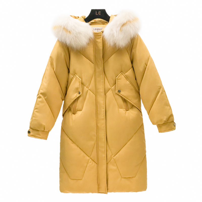 

Fv7929 2019 new autumn winter women fashion casual warm jacket female coats woman parka womens clothing, Black