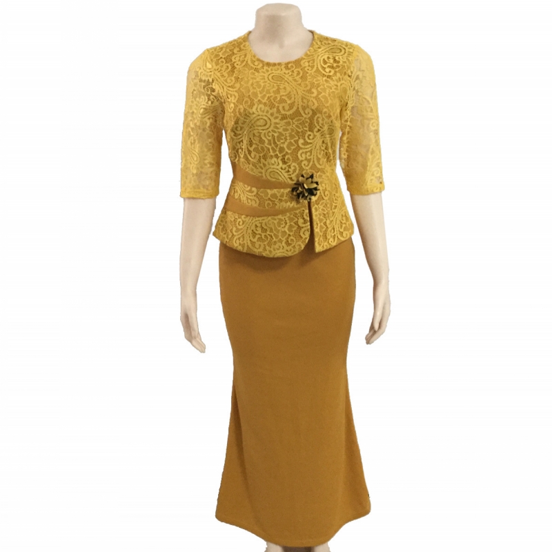 

African Dresses For Women Christmas Dashiki Long Maxi Dress Bazin Riche African Clothing 3/4 Sleeve Lace Dresses Africa Clothes