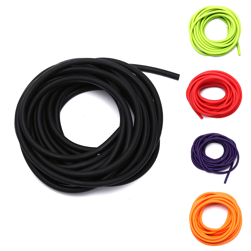 

5mm*5M Outdoor Natural Latex Rubber Tube Stretch Elastic Slingshot Replacement Band Catapults Sling Rubber