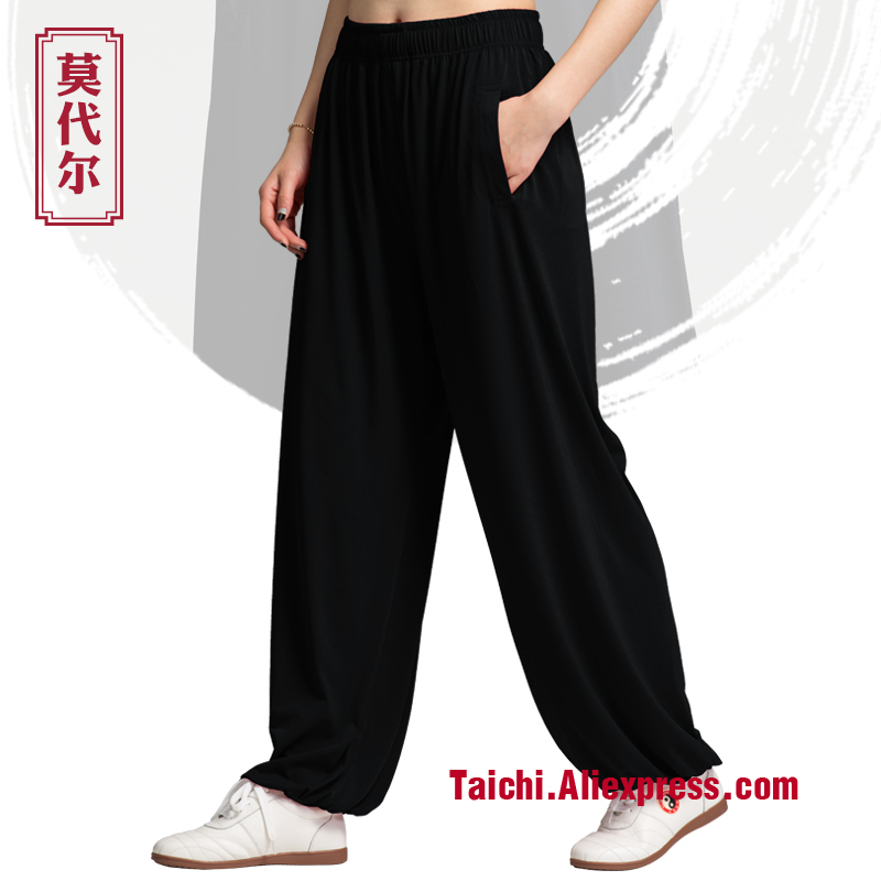 

Tai Chi Pants Men And Women Tai Chi Trousers Wu Shu Pants Spring And Summer Martial Art Yog side pocket, Rose side pocket