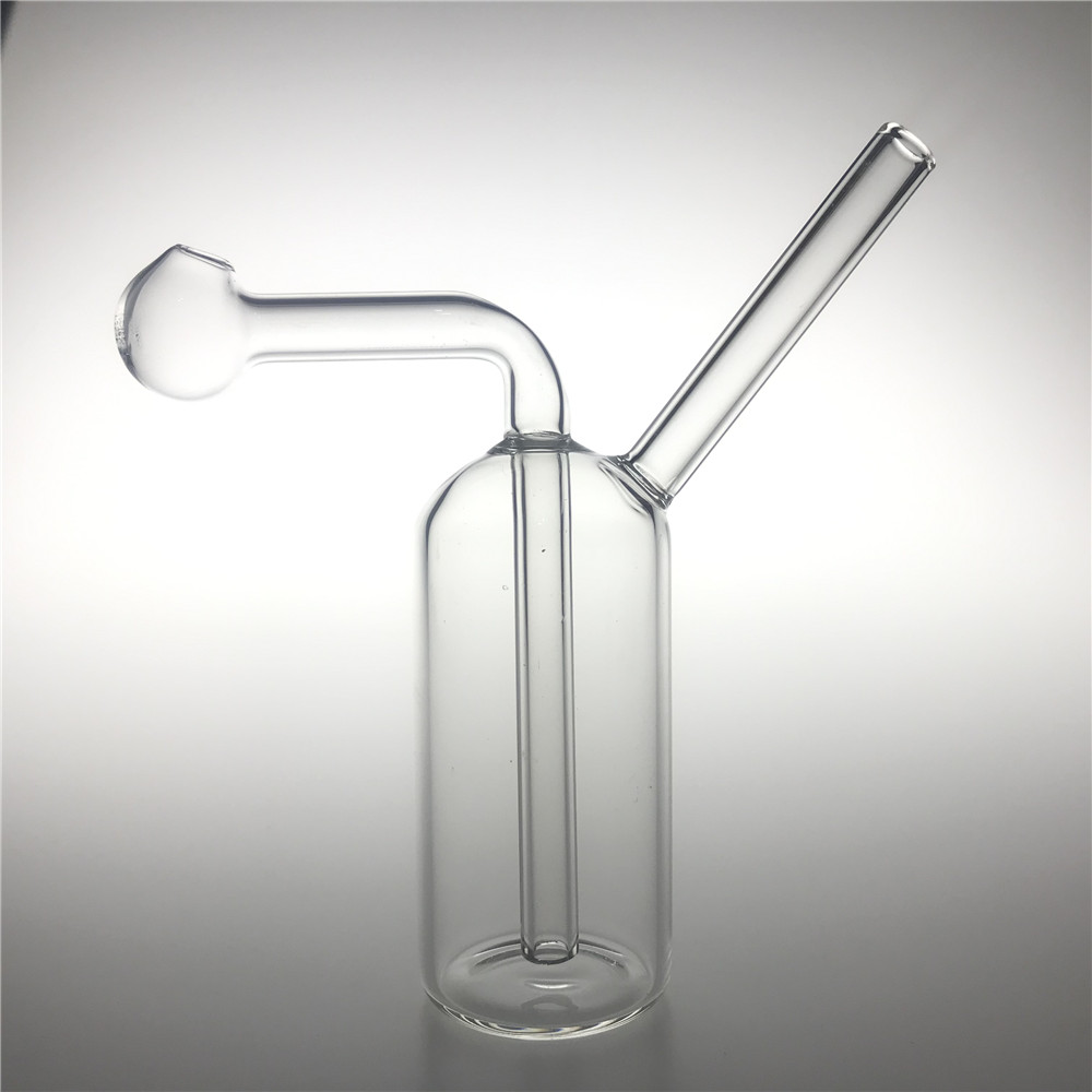 

4 Inch Mini Glass Oil Burner Bong Water Pipes with Thick Hookah Pyrex Recycler Hand Dab Bongs for Smoking Small Rig Pipe