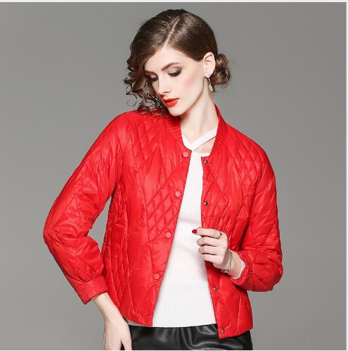 

Women Down Coat 2018 New Winter Fashion Long Sleeve Single-Breasted Snow Jacket Female Outwear Casual Loose Solid Down Overcoat, Black