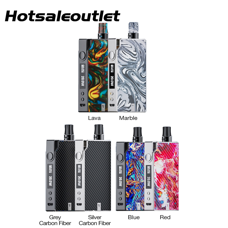 

Vaporesso Degree Pod Kit Built-in 950mAh Battery with 2ml Refillable Pod Meshed Coil 0.6ohm/CCELL Coil 1.3ohm 100% Original, Silver carbon fiber