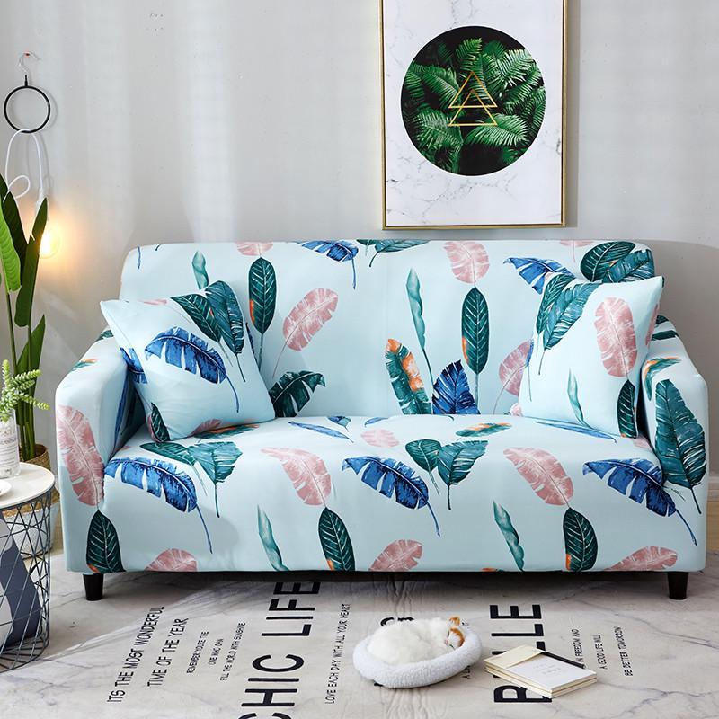 

35 Cover Tight Wrap All-inclusive Elastic Sofa Cover for Living Room Love Seat Sectional Sofa Towel Protect Armchair