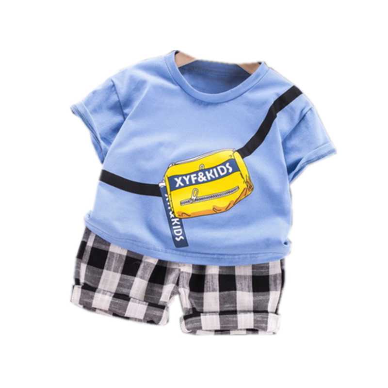 

New Summer Baby Girl Clothes Children Boys Fashion Cotton T Shirt Shorts 2Pcs/sets Toddler Casual Costume Infant Kids Tracksuits, F202227 s white