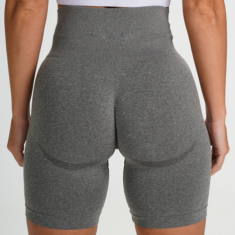 

Women Sexy Shorts Sports Running Fitness Seamless Joggers Athletic Exercise Gym Compression High Waist Shorts 2020 New, Blue