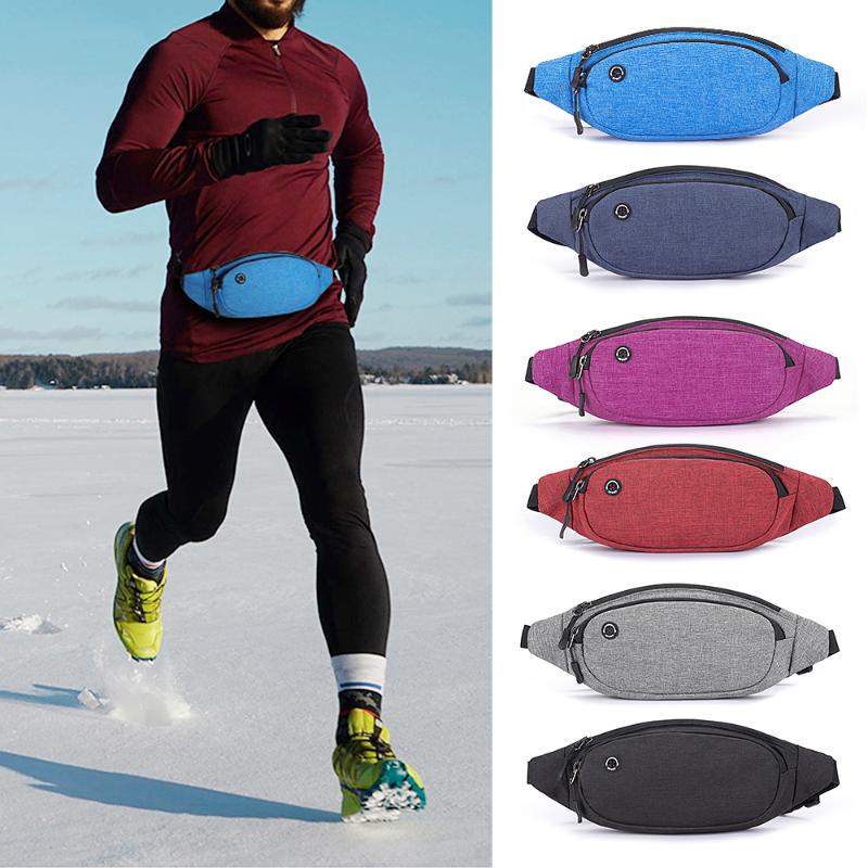 

Outdoor Sports Waist Fanny Pack Bag for Men Women Travel Bag Running, Red