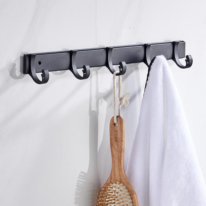 4DBD Kleiderbügel Bad Kleiderbügel Für Rack Wand Einzel Haken Wand Rack