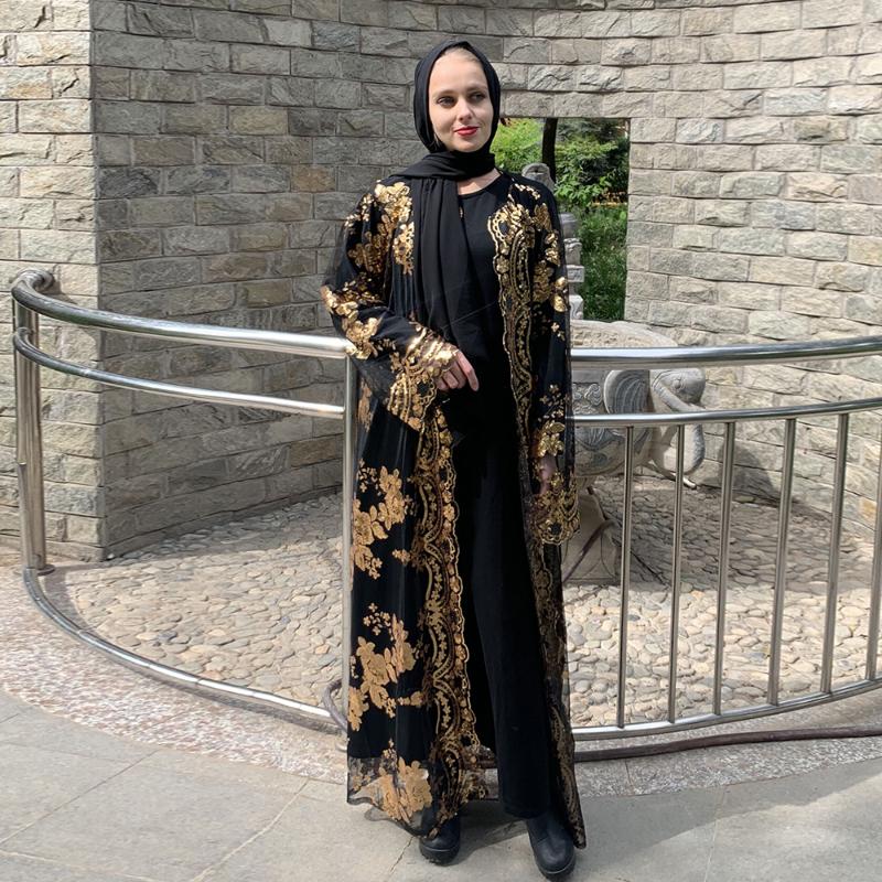 

Ramadan Eid Mubarak Abaya Kimono Cardigan Turkey Hijab Muslim Dress Islamic Clothing African Abayas For Women Dubai Kaftan Robe