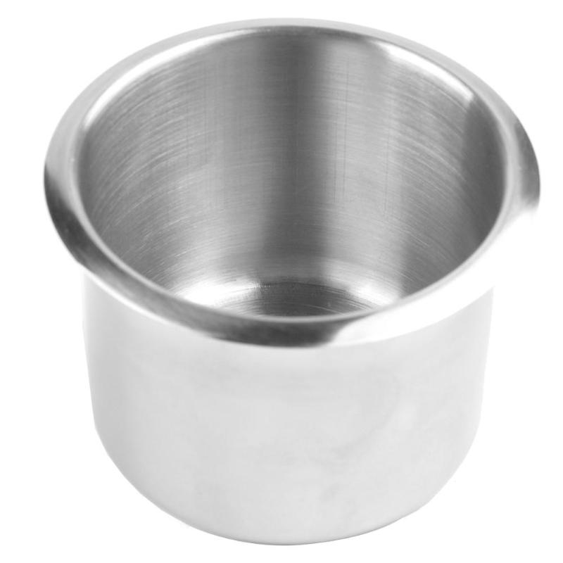 

68x55mm Small Stainless Steel Cup Drinking Holder for Marine Boat Car Truck Camper Stainless Steel Poker Table Cup Holder Inser
