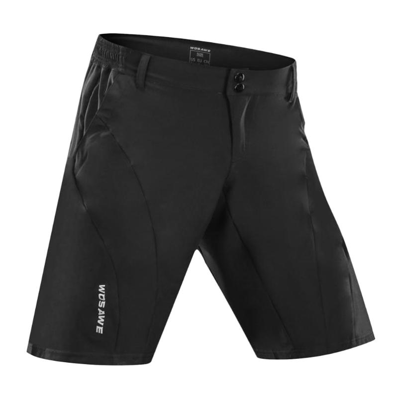 

Men's Cycling Zippered Short Shorts Pants with Pockets for MTB Mountain Rode Bike Bicycle Riding - Lightweight & Breathable, As pic