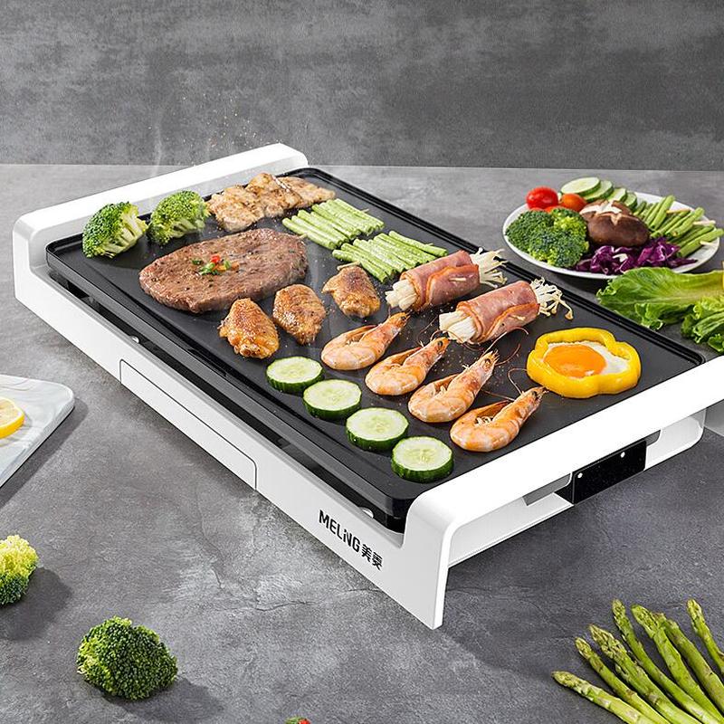 

Barbecue Oven Household Electric Oven Smokeless Grill Electric Baking Pan Korean Multi-function Barbecue Pan Teppanyaki