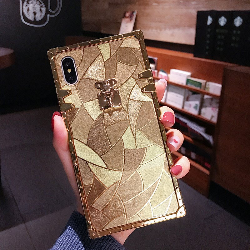 

Luxury design Leather Phone Cases for iphone 12 11 Pro X XR Xs Max 7 8 Galaxy S20 S10 Note 20 10 Fashion Square Vintage Back Cover Case