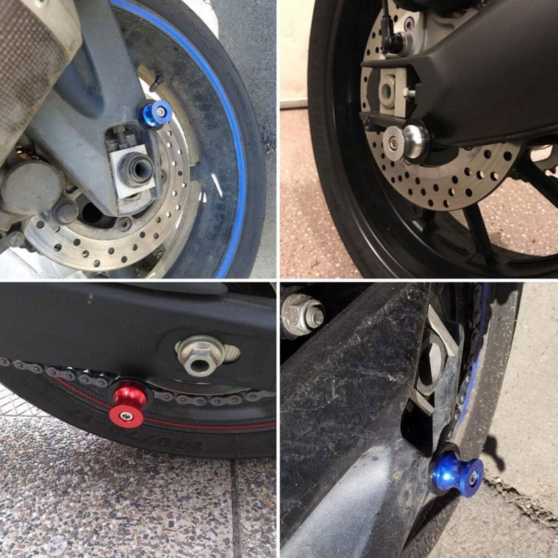 

For YZF R1 YZFR1 YZF-R1 2002 - 2018 Motorcycle Swingarm Spools slider stand screws