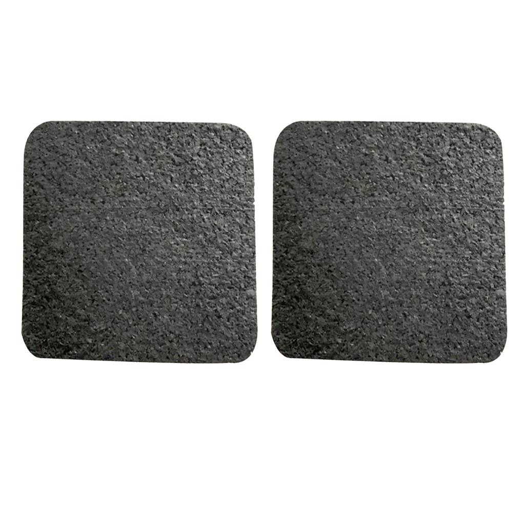 

2Pcs Thickened Treadmill Shock Absorbing Mat Rubber Office Gym Exercise Mat